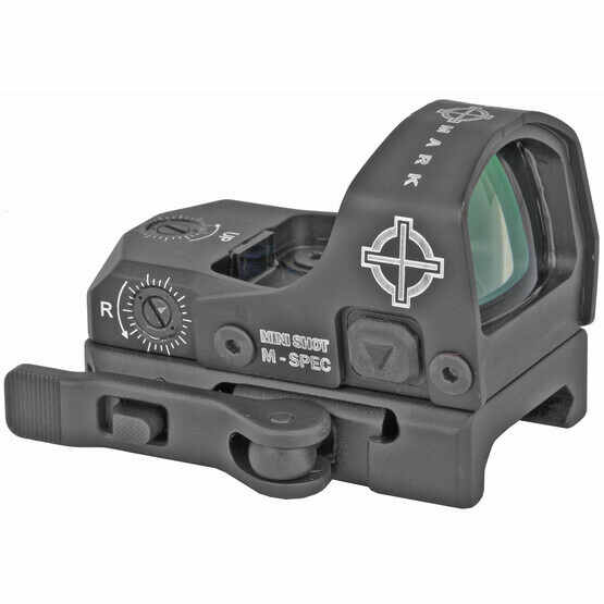 Sightmark Mini Shot M-Spec M1 LQD Reflex Sight includes a low-profile QD mount